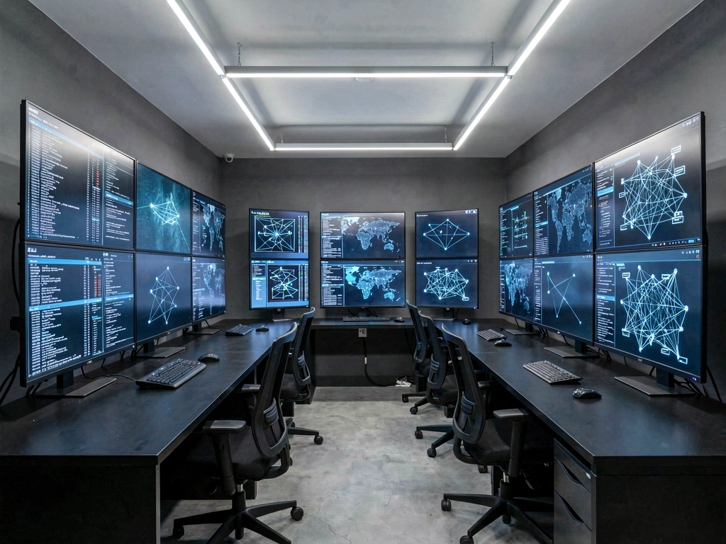 Centro de monitoreo digital en Buenos Aires